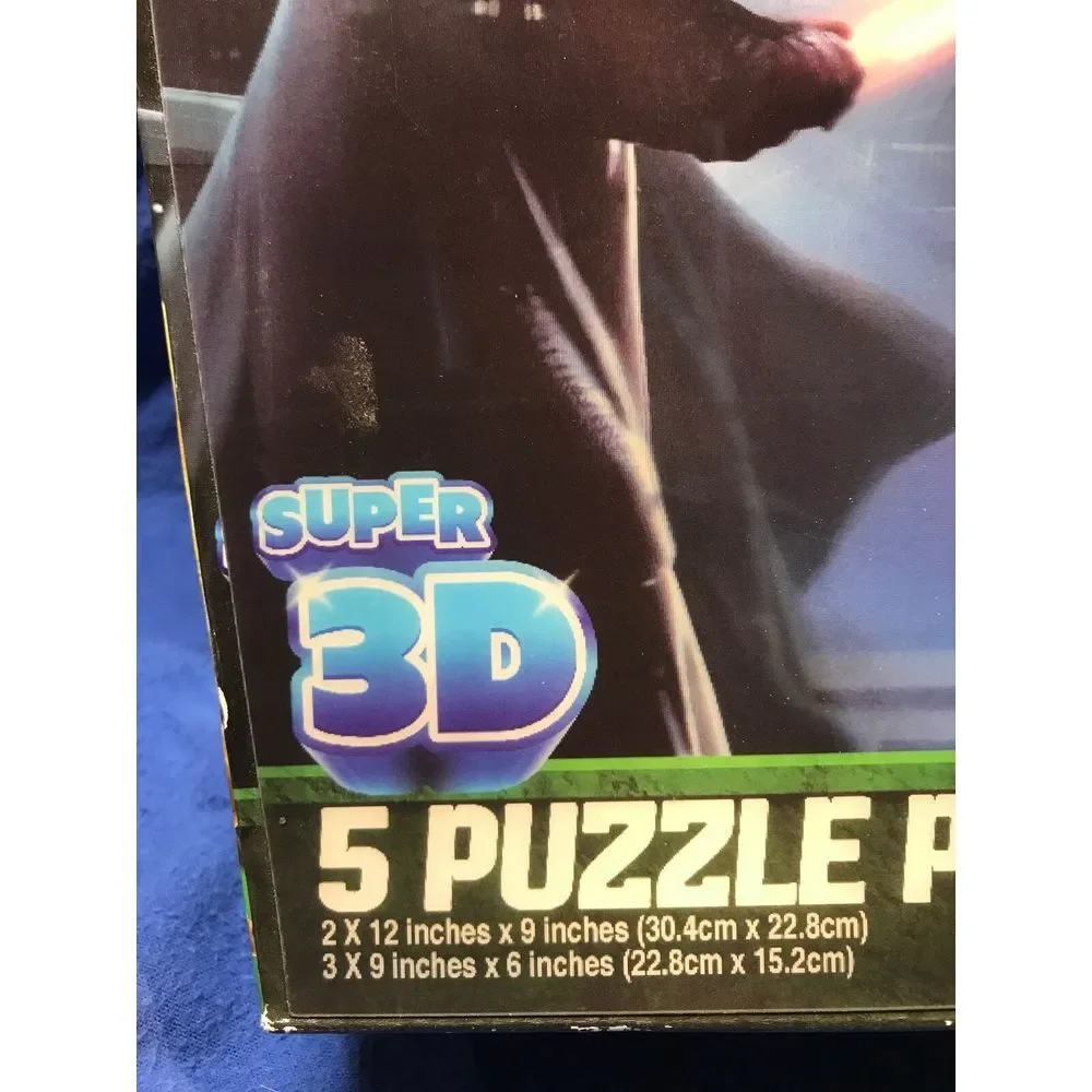 Star Wars 3D 5 pack sealed not opened vintage Jigsaw puzzle pack by Cardinal NEW